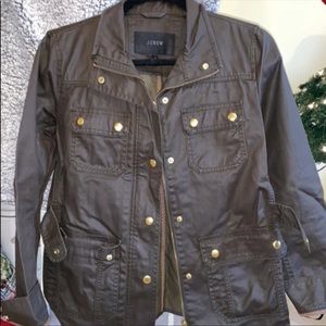 J crew army jacket XS